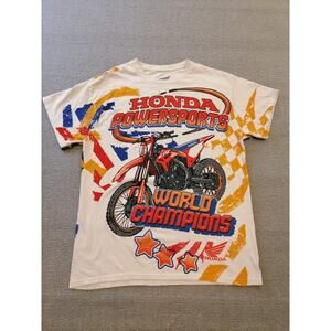 Honda Male S Powersports World Champions Motorcycle Racing‎ Graphic T-Shirt